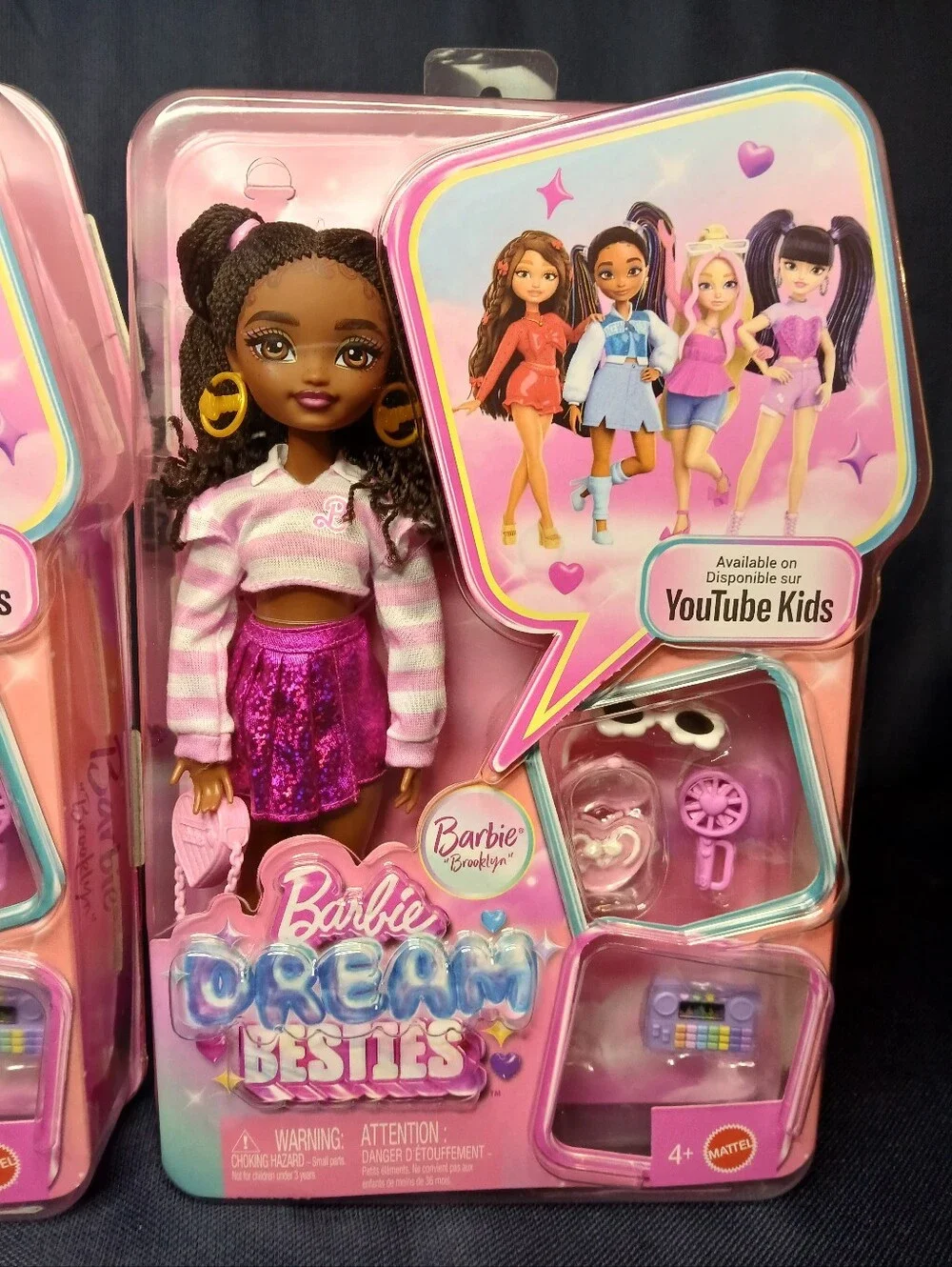 Barbie Dream Besties Brooklyn Doll & Accessories Posable Fashion Lot Of 2 Dolls